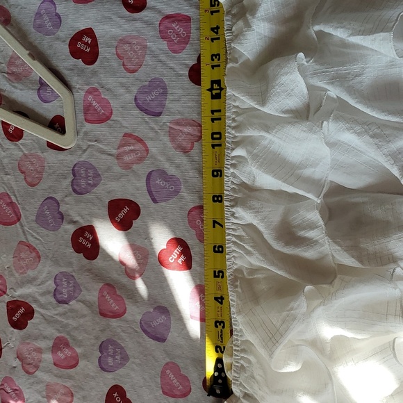 Ruffled strapless top - Picture 5 of 9